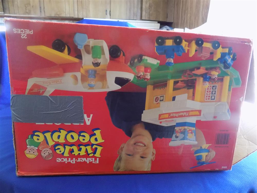 Fisher Price Little People Airport 2502 Vintage Complete with Box for sale