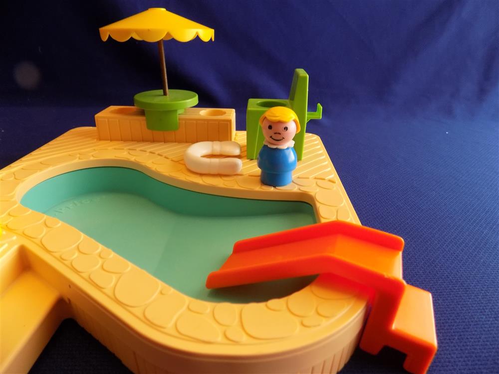 Fisher Price Little People Swimming Pool #2526 Complete set - Near Mint picture 5587