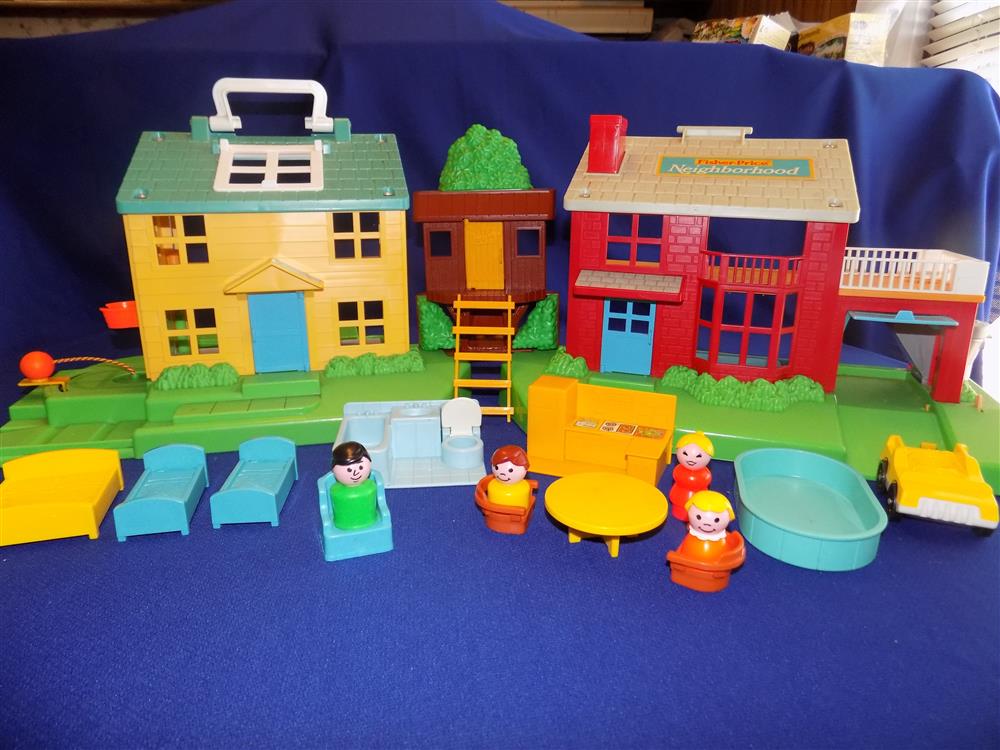 Fisher Price Little People Neighborhood House Set #2551 mint in box picture 10988