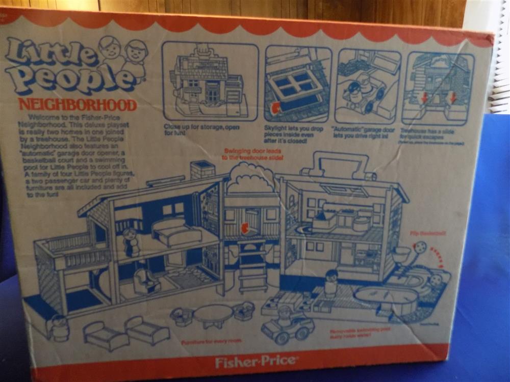 Fisher Price Little People #2551 Neighborhood House Complete in Box picture 10940