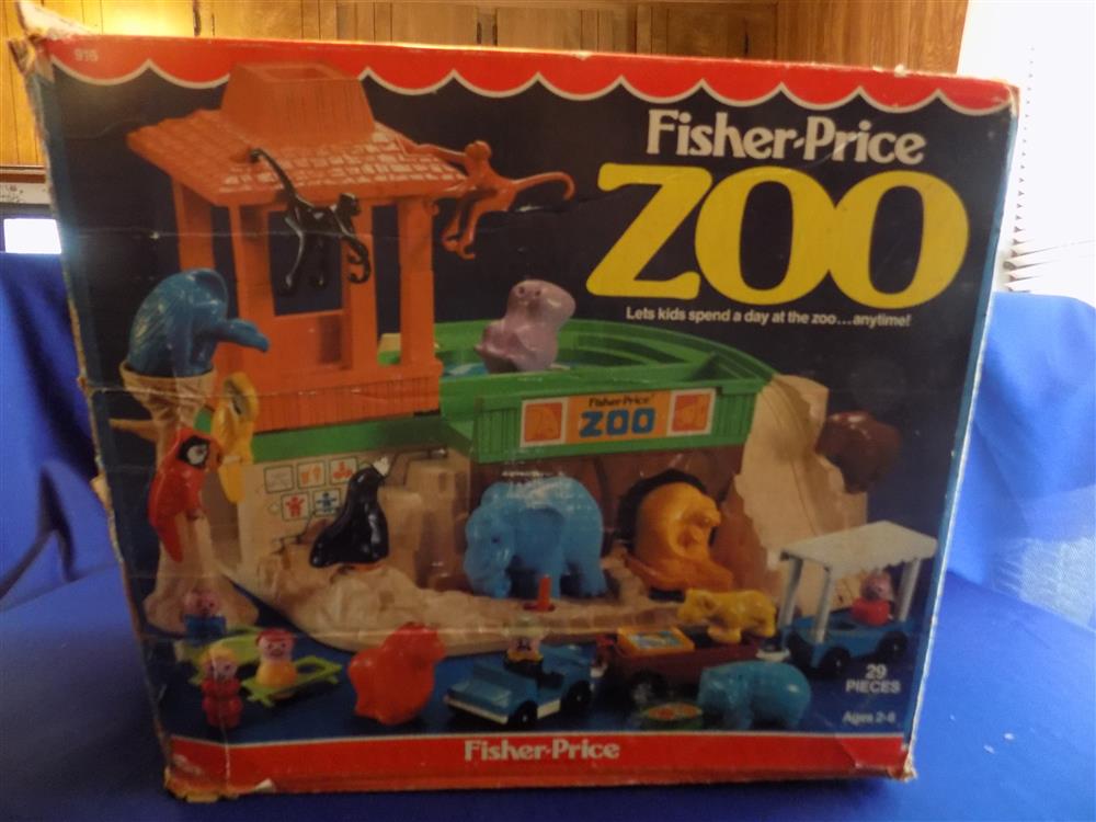 Fisher Price Little People Play Family Zoo #916 Complete in Box picture 9915