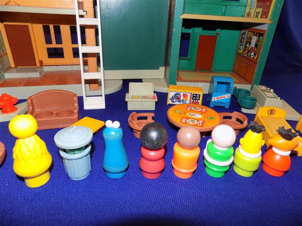 Fisher Price Little People Sesame Street Village #938 Excellent Complete Set picture 11044
