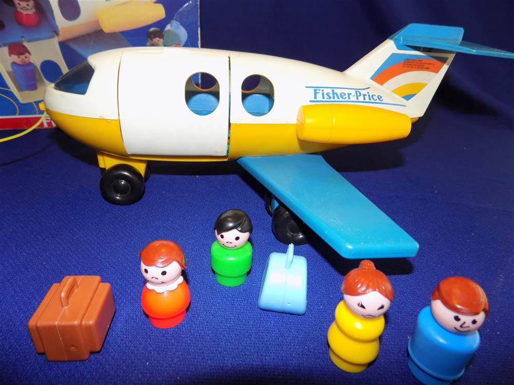 Fisher Price Little People Play Family Jetliner #182 Mint picture 18286