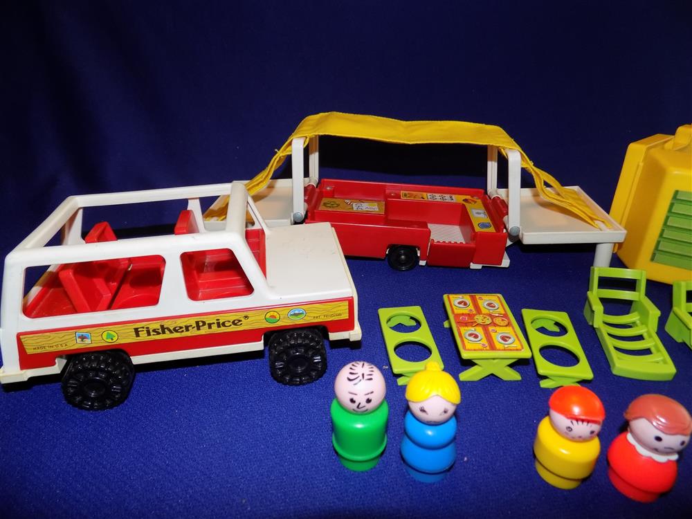 Fisher Price Little People Pop Up Camper #992 Excellent picture 20406