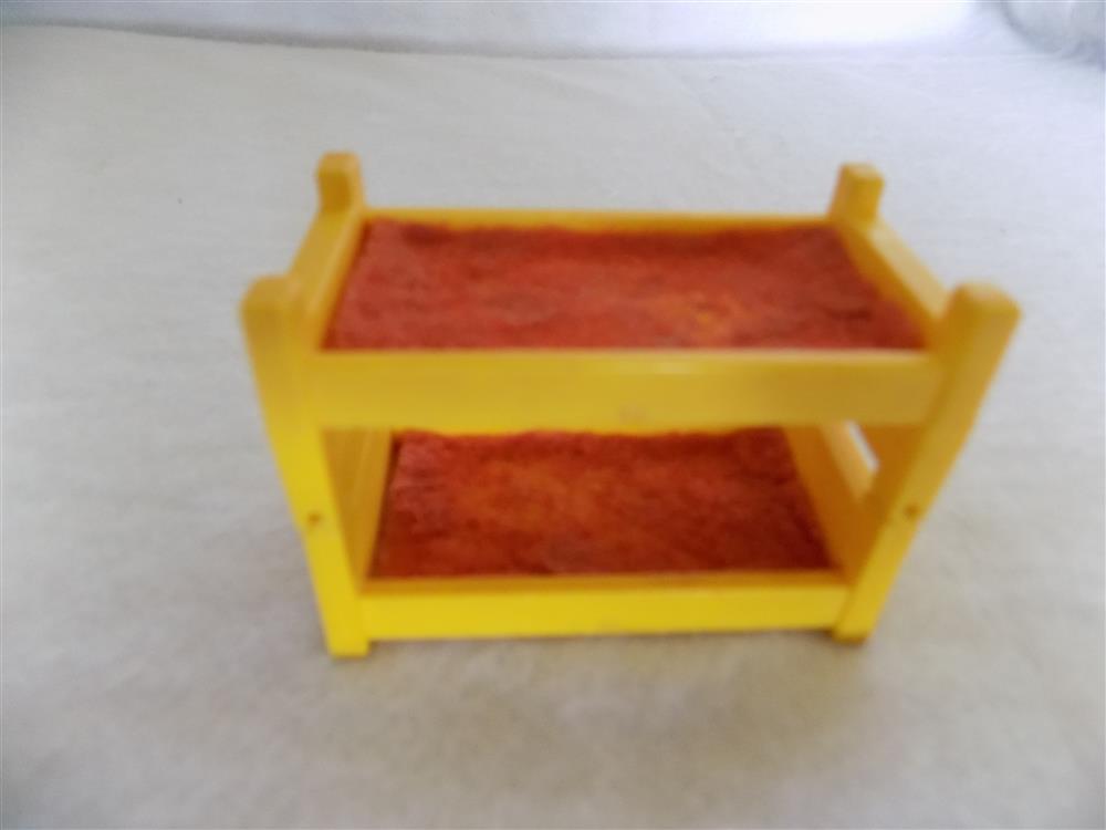 Fisher Price Little People A Frame #990 Yellow Bunk Beds picture 23503