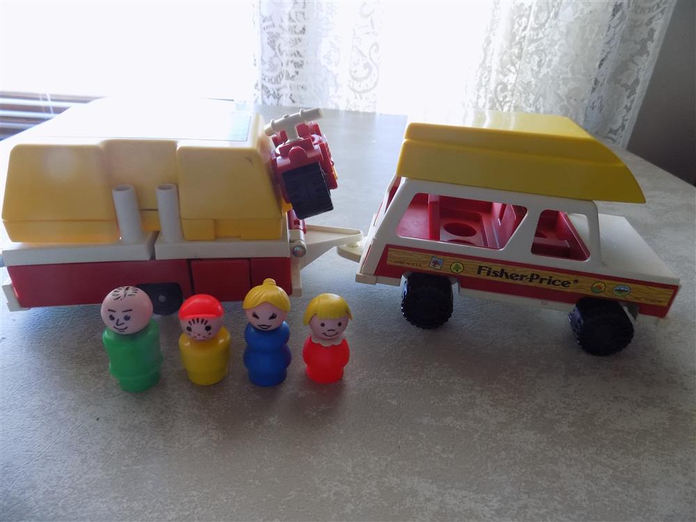 Fisher Price Little People Play Family #992 Pop-Up Camper picture 23642