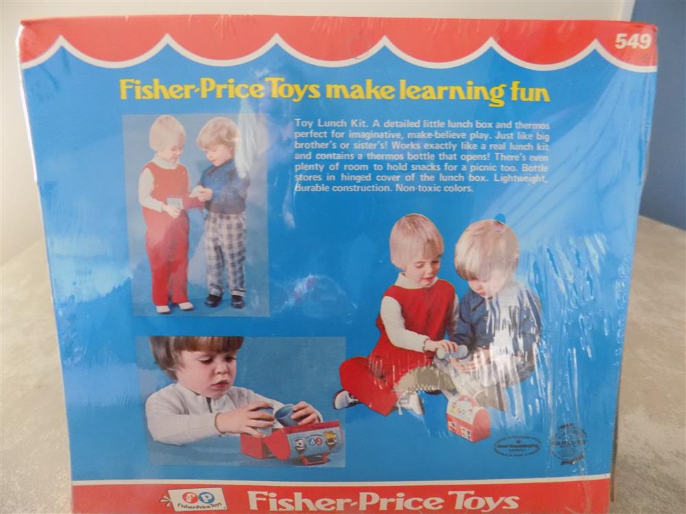 Fisher Price Toy Lunch Kit Little People #549 Vintage MIB picture 23679