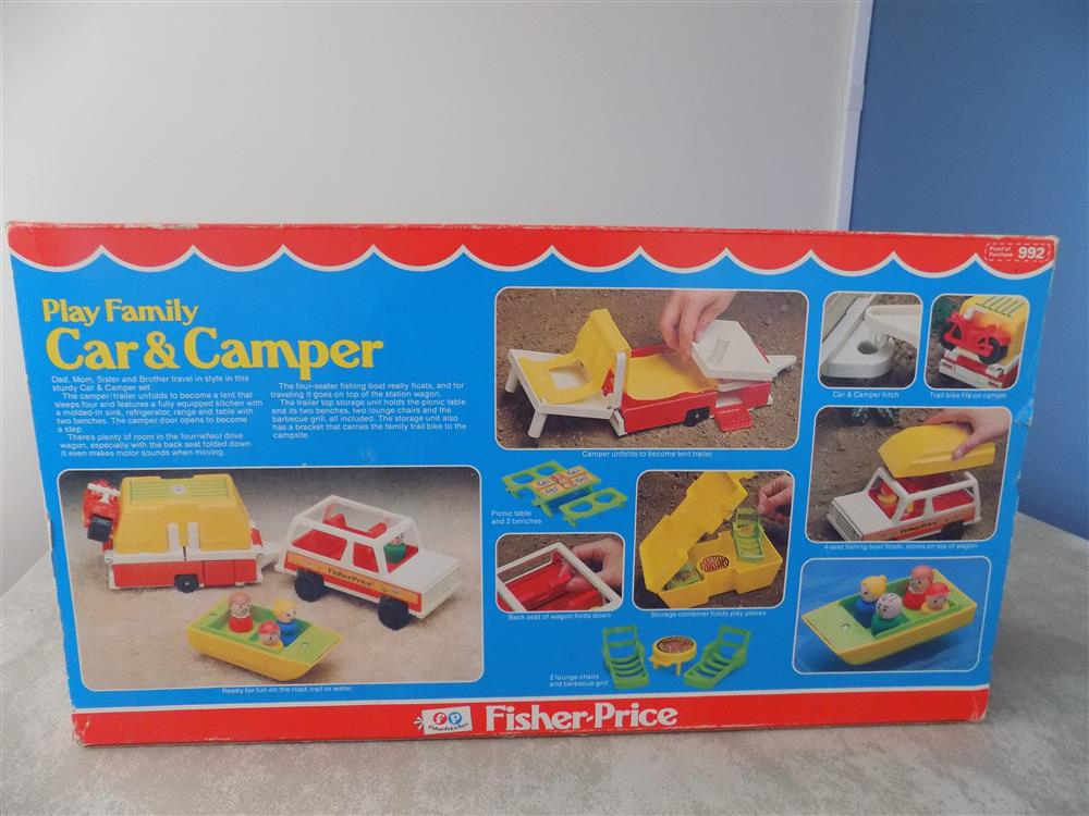 Fisher Price Little People Play Family Pop-Up Camper #992 Sealed picture 23806