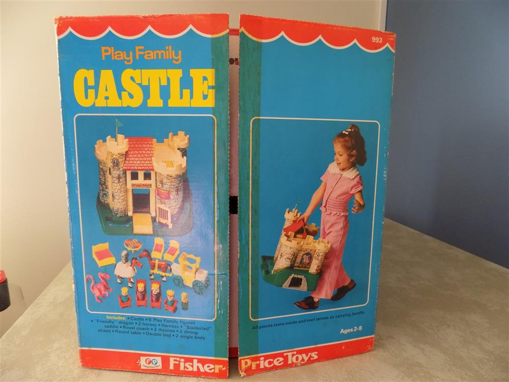 Fisher Price Little People Castle #993 Vintage Mint with Two Boxes picture 23851